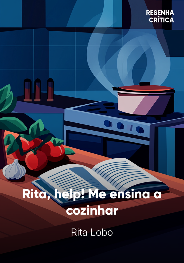 Capa do livro Rita, help! Me ensina a cozinhar, de Rita Lobo — resumo e resenha crítica no 12min