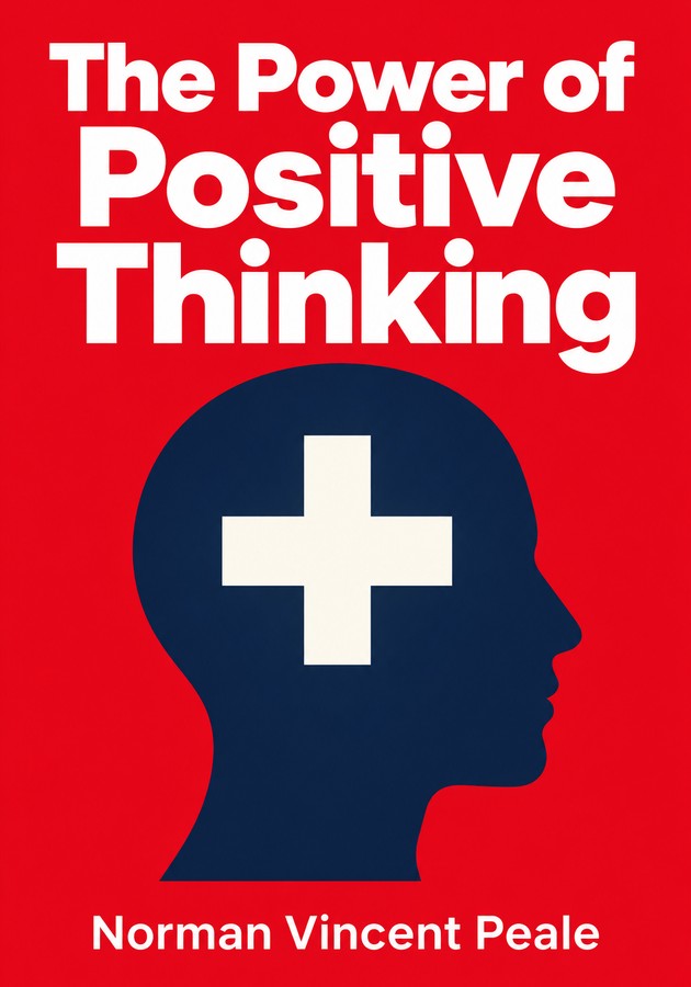 Book cover of The Power of Positive Thinking by Norman Vincent Peale — critical summary review on 12min