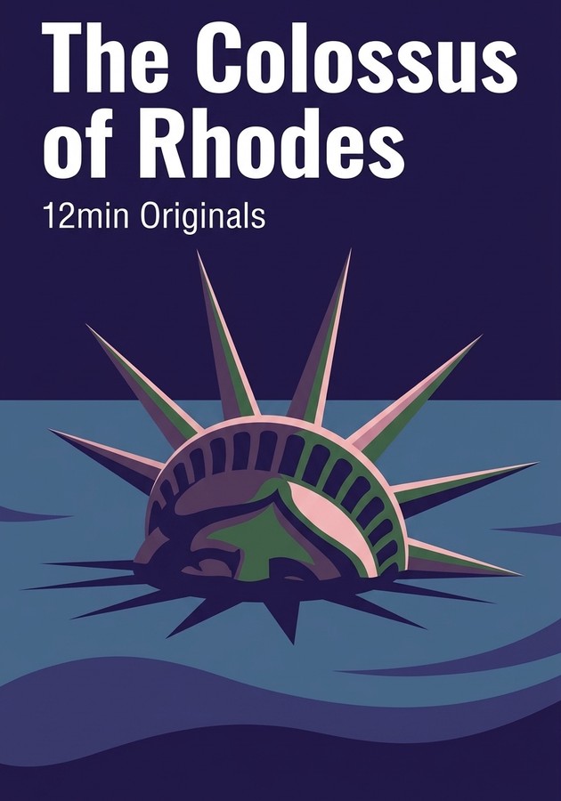 Book cover of The Colossus of Rhodes by 12min Originals — critical summary review on 12min