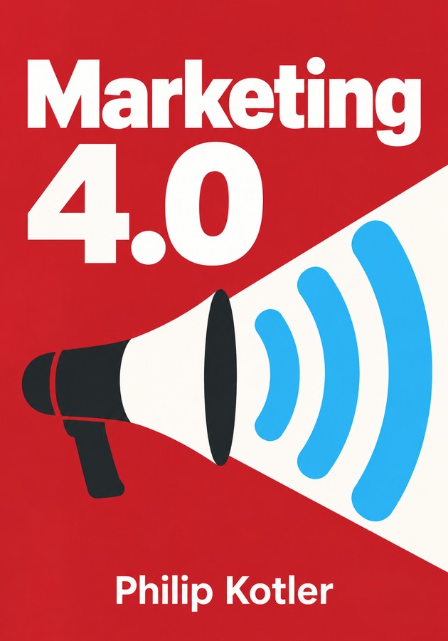 Portada del libro Marketing 4.0, de Philip Kotler — resumen crítico y reseña en 12min