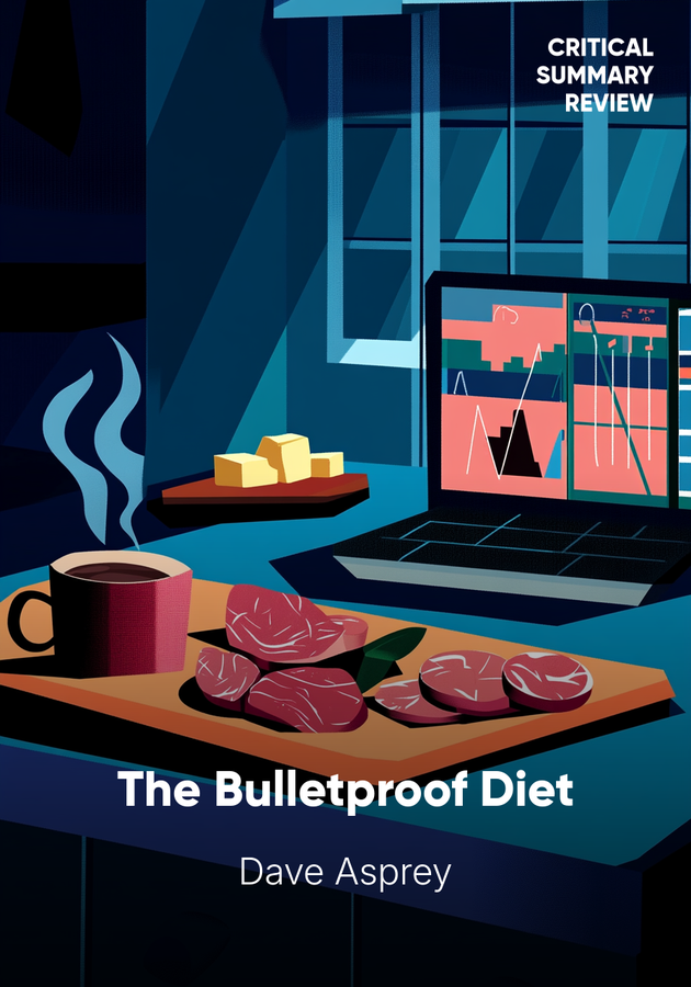 Book cover of The Bulletproof Diet by Dave Asprey — critical summary review on 12min