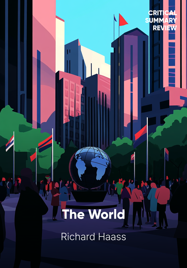 Book cover of The World by Richard Haass — critical summary review on 12min