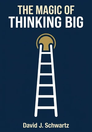 Book cover of The Magic of Thinking Big by David J. Schwartz — critical summary review on 12min