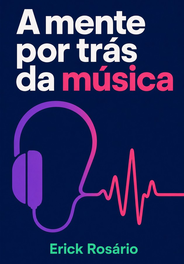 Capa do livro A mente por trás da música, de Erick Rosário — resumo e resenha crítica no 12min