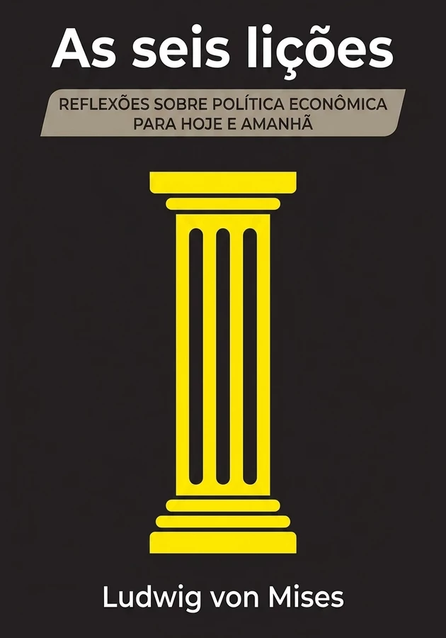 Capa do livro As seis lições, de Ludwig von Mises — resumo e resenha crítica no 12min