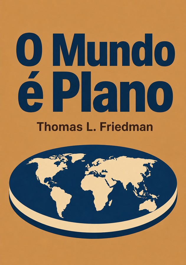 Capa do livro O Mundo é Plano, de Thomas L. Friedman — resumo e resenha crítica no 12min