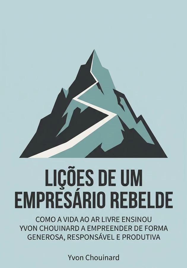Capa do livro Lições de um empresário rebelde, de Yvon Chouinard — resumo e resenha crítica no 12min