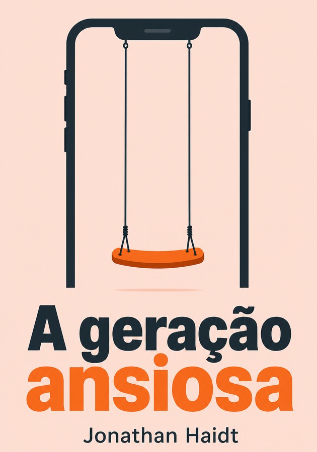 Capa do livro A geração ansiosa, de Jonathan Haidt — resumo e resenha crítica no 12min