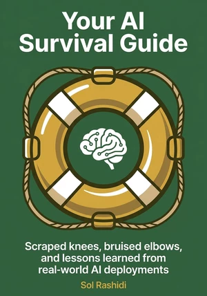 Capa do livro Your AI Survival Guide, de Sol Rashidi — resumo e resenha crítica no 12min