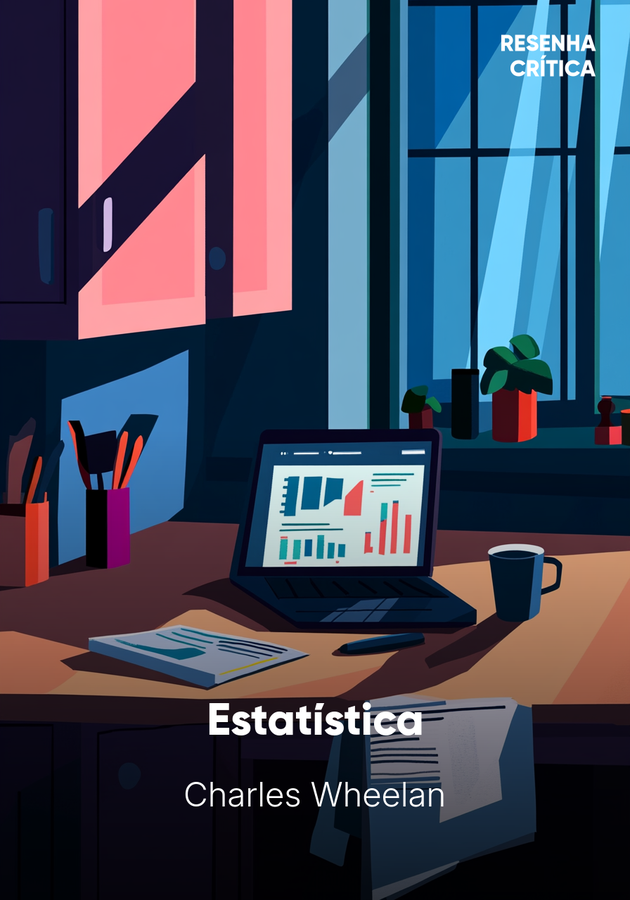 Capa do livro Estatística, de Charles Wheelan — resumo e resenha crítica no 12min