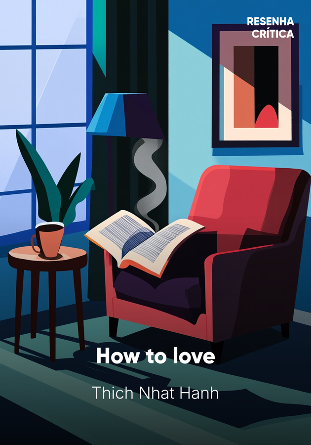Capa do livro How to love, de Thich Nhat Hanh — resumo e resenha crítica no 12min