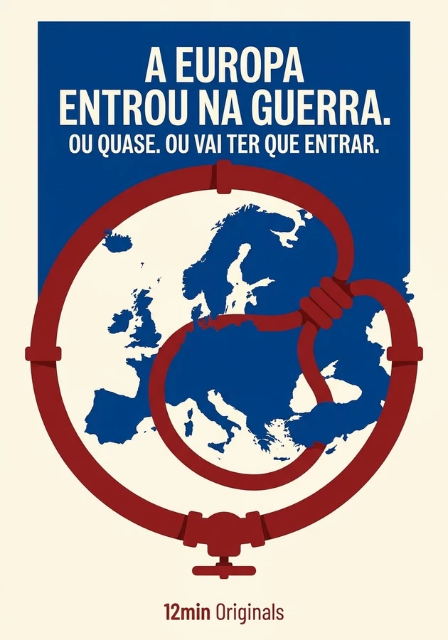 Capa do livro A Europa Entrou na Guerra. Ou quase. Ou vai ter que entrar., de 12min Originals — resumo e resenha crítica no 12min
