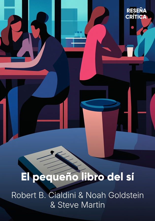 Portada del libro El pequeño libro del sí, de Robert B. Cialdini — resumen crítico y reseña en 12min