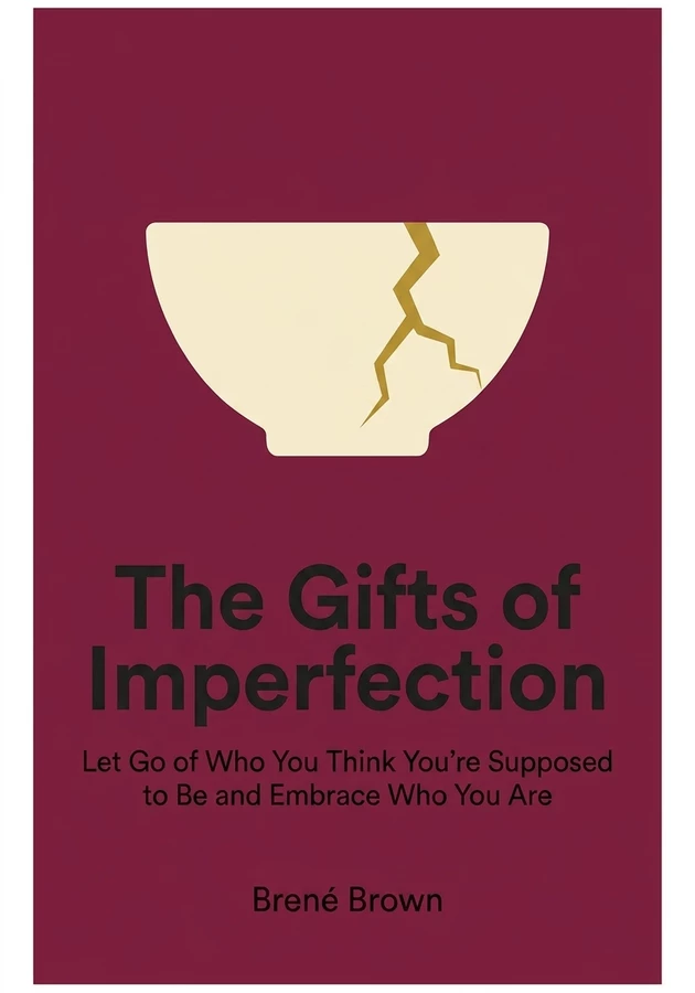 Book cover of The Gifts of Imperfection by Brené Brown — critical summary review on 12min
