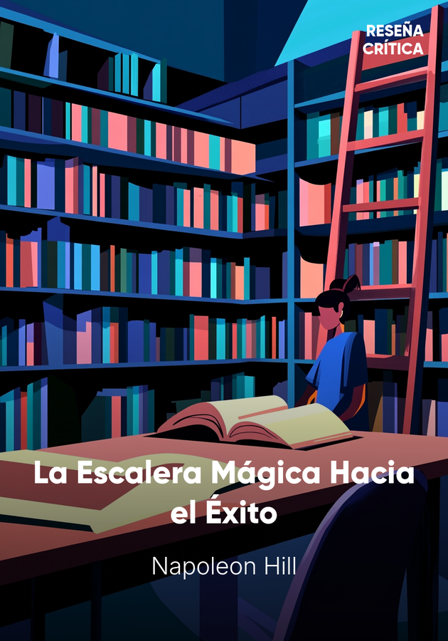 Portada del libro La Escalera Mágica Hacia el Éxito, de Napoleon Hill — resumen crítico y reseña en 12min