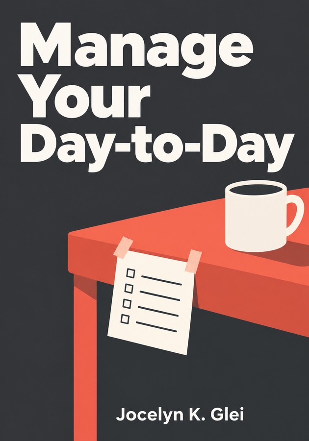 Book cover of Manage Your Day-to-Day by Jocelyn K. Glei — critical summary review on 12min