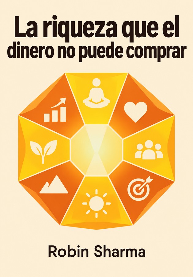 Portada del libro La riqueza que el dinero no puede comprar, de Robin Sharma — resumen crítico y reseña en 12min