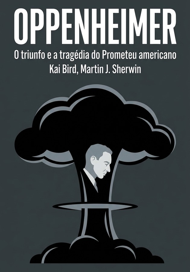 Capa do livro Oppenheimer, de Kai Bird — resumo e resenha crítica no 12min