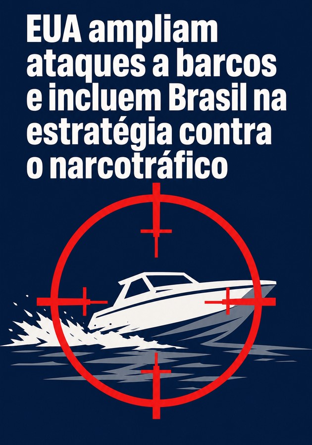 Capa do livro EUA ampliam ataques a barcos e incluem Brasil na estratégia contra o narcotráfico, de 12min Originals — resumo e resenha crítica no 12min