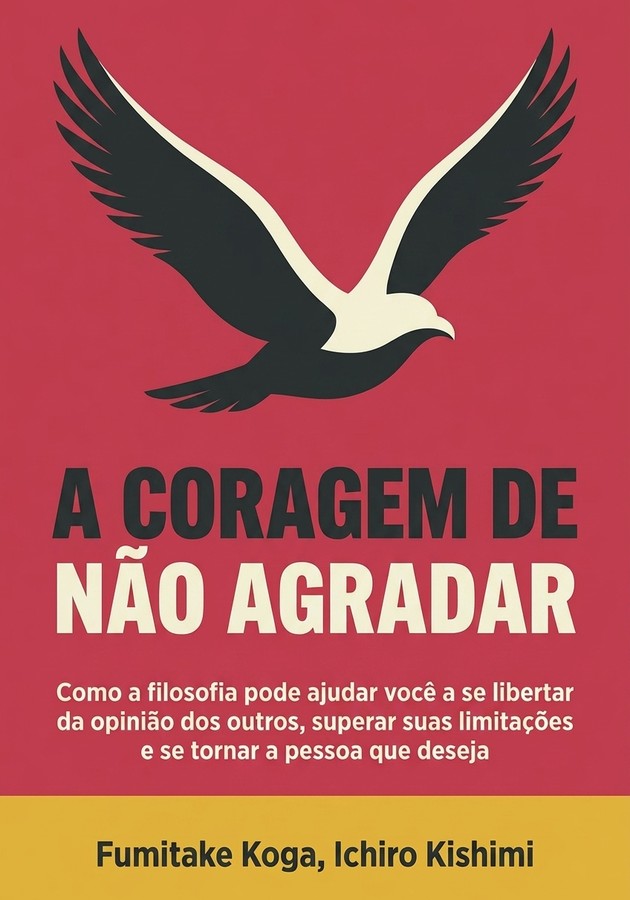 Capa do livro A Coragem de Não Agradar, de Fumitake Koga — resumo e resenha crítica no 12min