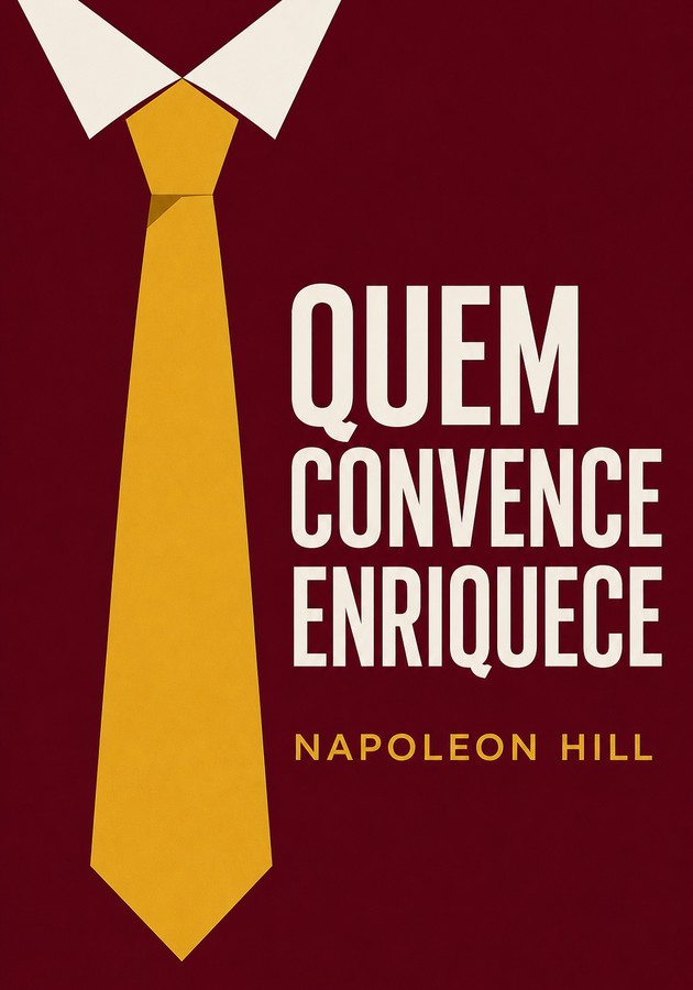 Capa do livro Quem Convence Enriquece, de Napoleon Hill — resumo e resenha crítica no 12min