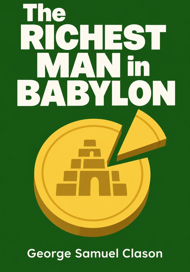 Book cover of The Richest Man in Babylon by George Samuel Clason — critical summary review on 12min