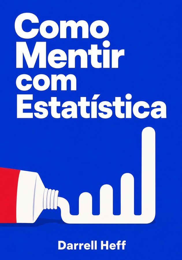 Capa do livro Como Mentir com Estatística, de Darrell Heff  — resumo e resenha crítica no 12min