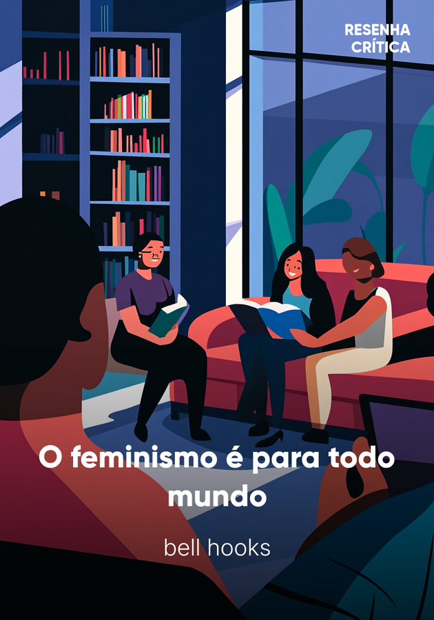 Capa do livro O feminismo é para todo mundo, de bell hooks — resumo e resenha crítica no 12min