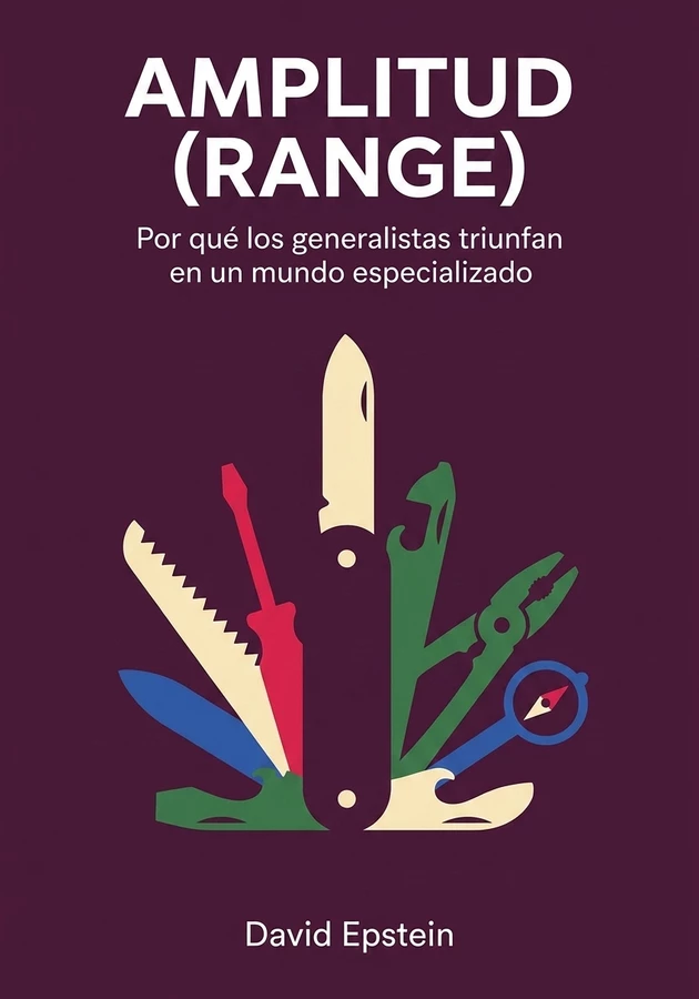 Portada del libro Amplitud (Range), de David Epstein — resumen crítico y reseña en 12min