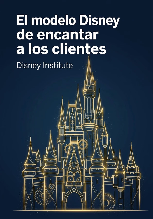 Portada del libro El modelo Disney de encantar a los clientes, de Disney Institute — resumen crítico y reseña en 12min