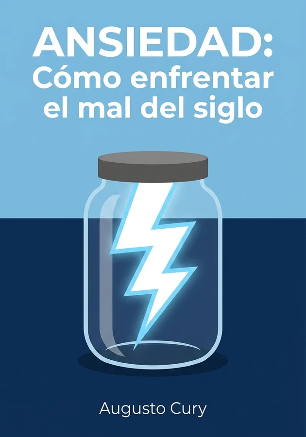 Portada del libro Ansiedad: Cómo enfrentar el mal del siglo, de Augusto Cury — resumen crítico y reseña en 12min
