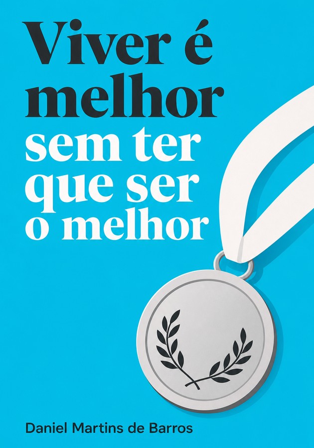 Capa do livro Viver é melhor sem ter que ser o melhor, de Daniel Martins de Barros — resumo e resenha crítica no 12min