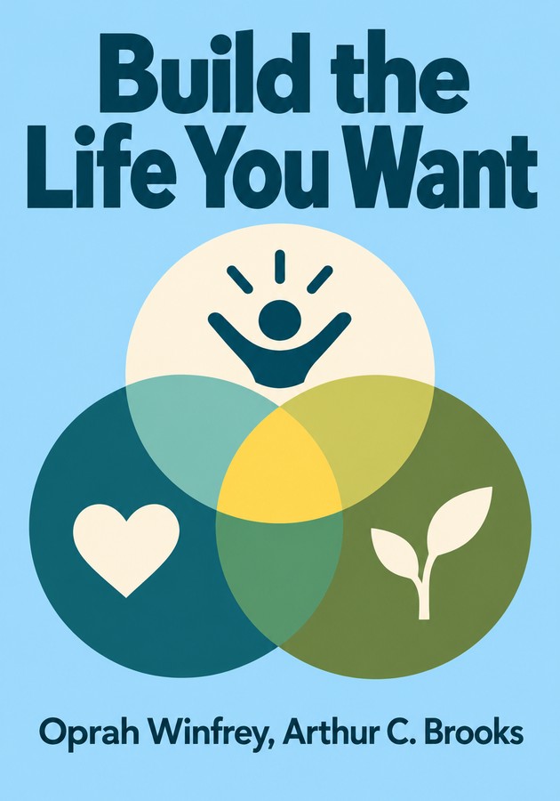 Book cover of Build the Life You Want by Arthur C. Brooks — critical summary review on 12min