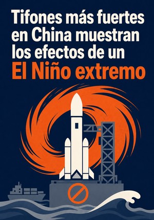 Portada del libro Tifones más fuertes en China muestran los efectos de un El Niño extremo, de 12min Originals — resumen crítico y reseña en 12min
