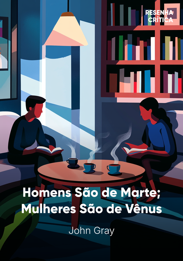 Capa do livro Homens São de Marte; Mulheres São de Vênus, de John Gray — resumo e resenha crítica no 12min