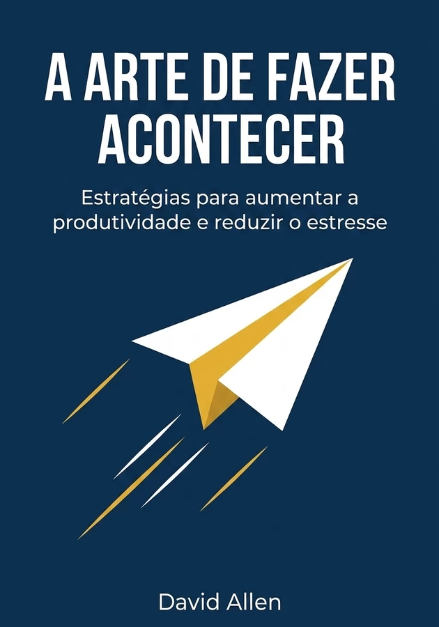 Capa do livro A Arte de Fazer Acontecer, de David Allen — resumo e resenha crítica no 12min