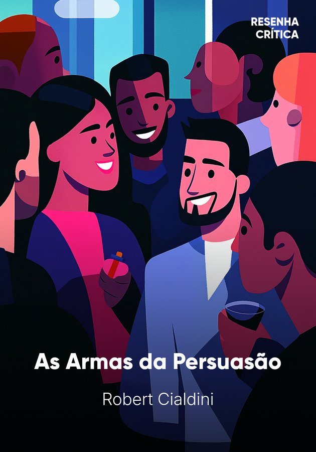 Capa do livro As Armas da Persuasão, de Robert Cialdini — resumo e resenha crítica no 12min