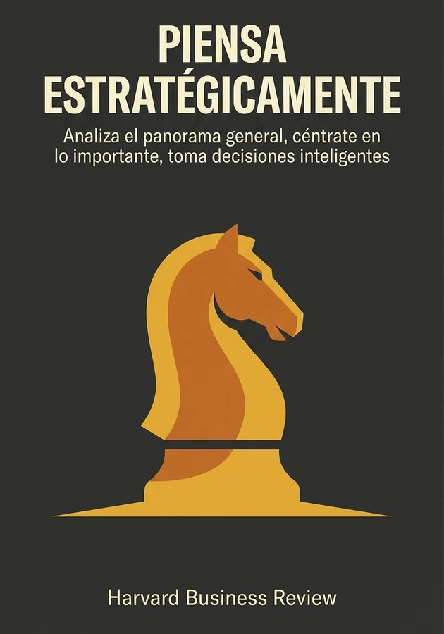 Portada del libro Piensa Estratégicamente, de Harvard Business Review — resumen crítico y reseña en 12min