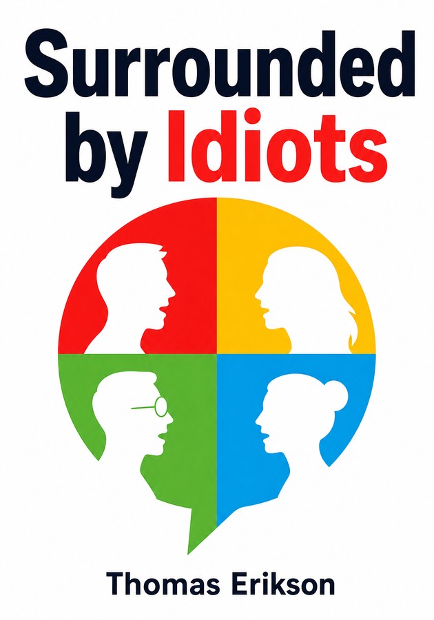 Capa do livro Surrounded by Idiots, de Thomas Erikson — resumo e resenha crítica no 12min