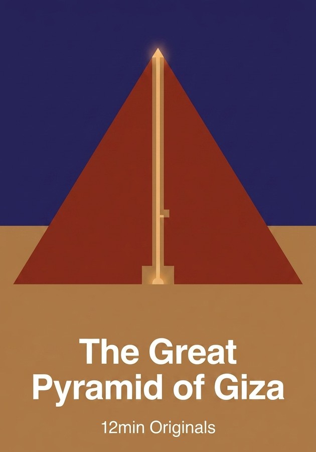 Book cover of The Great Pyramid of Giza by 12min Originals — critical summary review on 12min