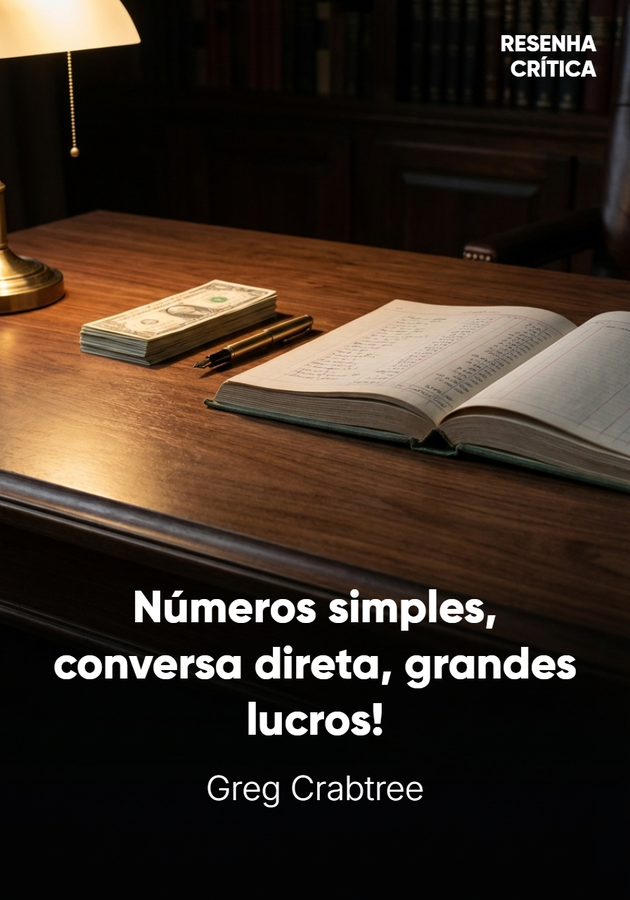 Capa do livro Números simples, conversa direta, grandes lucros!, de Beverly Blair Harzog & Greg Crabtree — resumo e resenha crítica no 12min