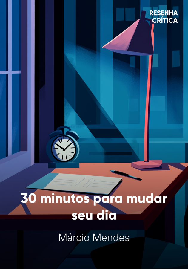 Capa do livro 30 minutos para mudar seu dia, de Márcio Mendes — resumo e resenha crítica no 12min