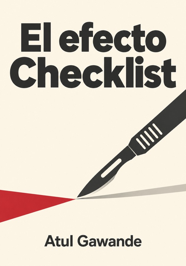 Portada del libro El efecto Checklist, de Atul Gawande — resumen crítico y reseña en 12min