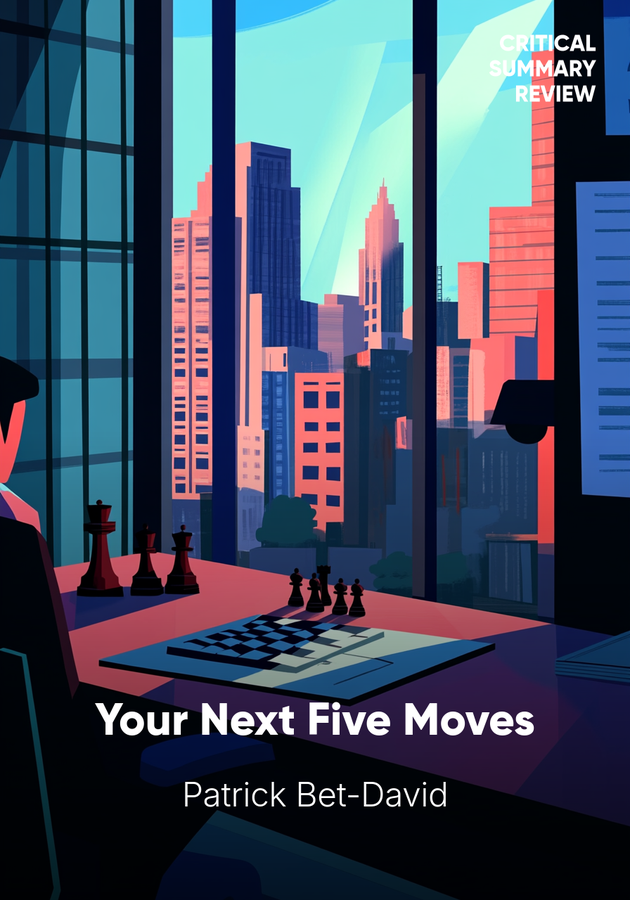 Book cover of Your Next Five Moves by Patrick Bet-David — critical summary review on 12min