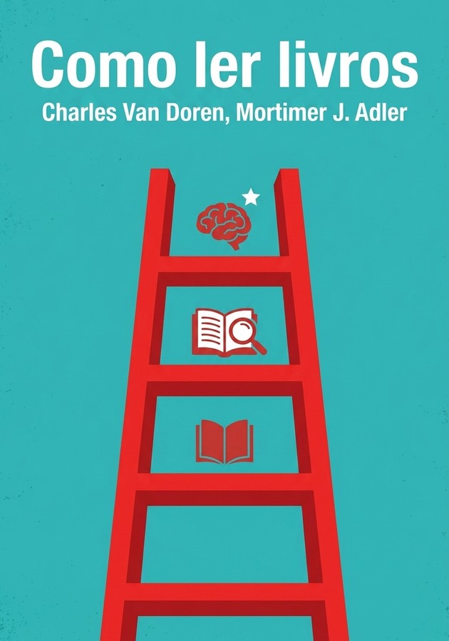 Capa do livro Como ler livros, de Charles Van Doren — resumo e resenha crítica no 12min