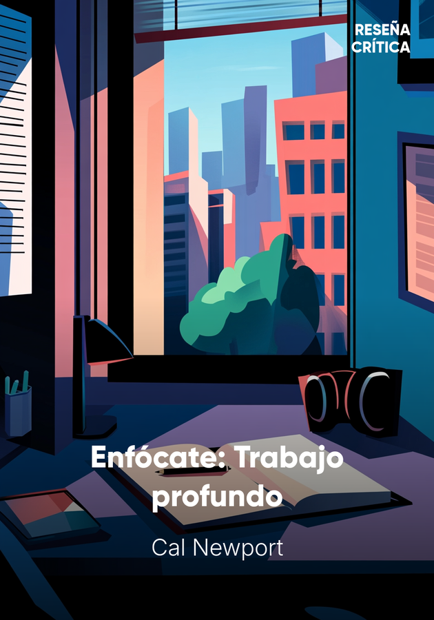 Portada del libro Enfócate: Trabajo profundo, de Cal Newport — resumen crítico y reseña en 12min