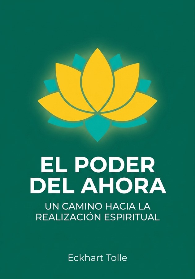 Portada del libro El poder del ahora, de Eckhart Tolle — resumen crítico y reseña en 12min