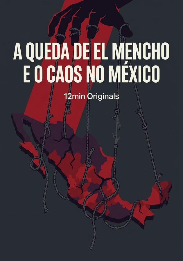 Capa do livro  A Queda de El Mencho e o Caos no México, de 12min Originals — resumo e resenha crítica no 12min