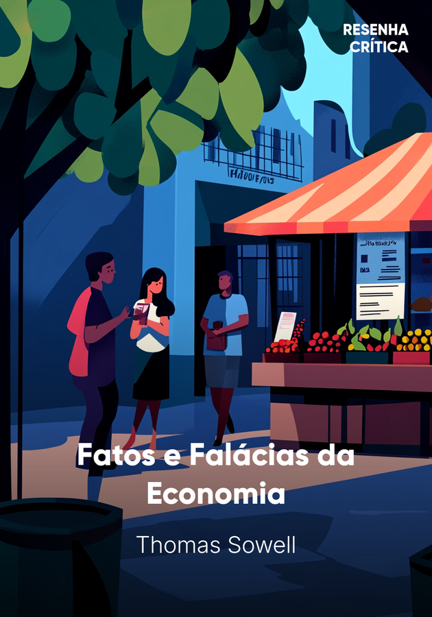Capa do livro Fatos e Falácias da Economia, de Thomas Sowell — resumo e resenha crítica no 12min
