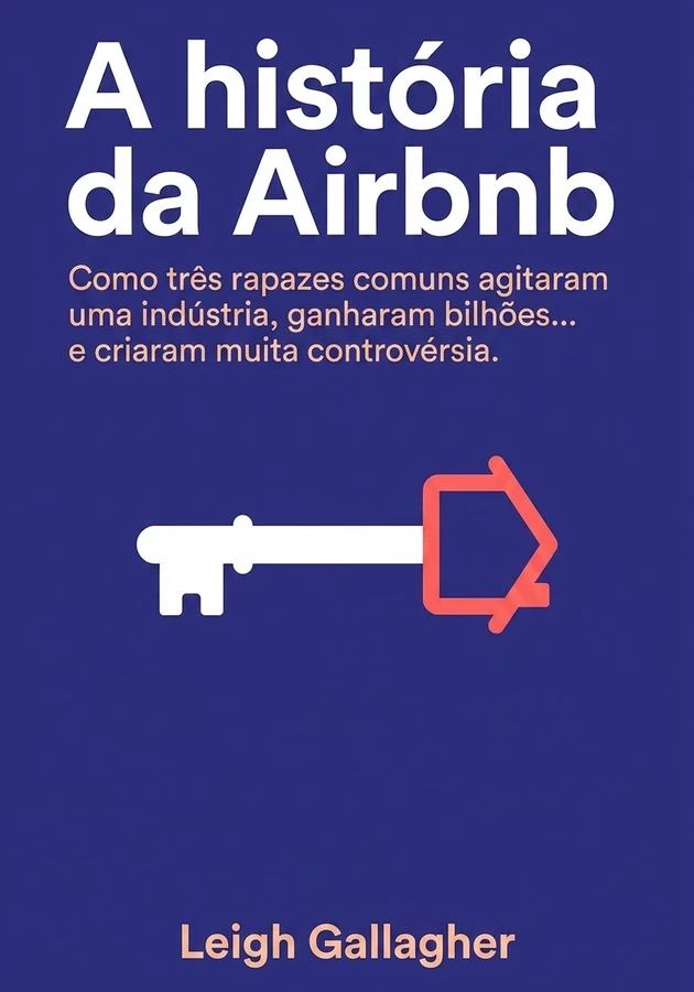 Capa do livro A história da Airbnb, de  Leigh Gallagher — resumo e resenha crítica no 12min